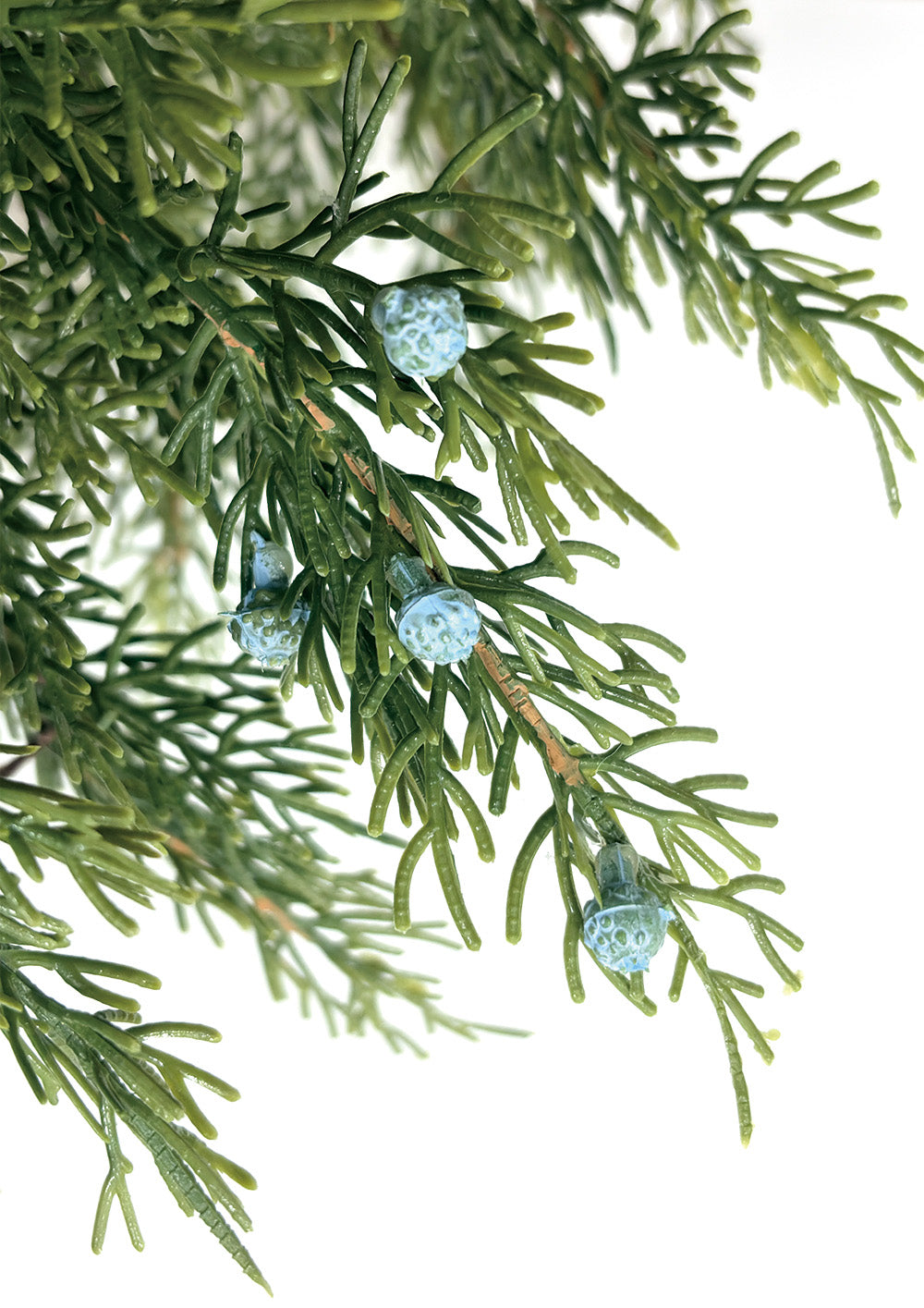 Mini Christmas Tree 36" – Greenery with Natural Pine Cones & Burlap Base – YCY025-93-36TT